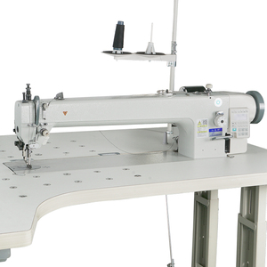 Máquina de coser industrial multifunción 0303D-C con arrastre superior automático de brazo largo para cuero, de China - Product Image 2