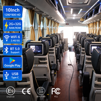 Écran de siège arrière pour bus et autocars Buspad 10,1 pouces, tablette Android VOD pour bus Yu Tong, Kinglong, Zhongtong et Higer