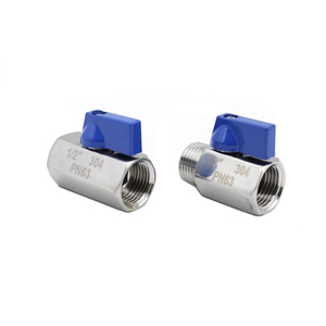 Stock 1/8'' 1/4'' 3/8'' Stainless Steel Female and Female FF <strong>Mini</strong> <strong>Ball</strong> <strong>Valve</strong> - Product Image 1