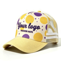 Casquettes de camionneur en gros style australien à rayures, design personnalisé, logo brodé 3D, impression par sublimation, casquettes en maille à fermeture à pression