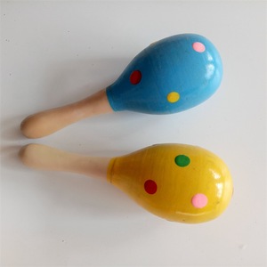 Maracas de Madera, Instrumento de Percusión, Juguete Musical para Bebés y Niños, Herramienta de Enseñanza para la Educación Temprana, Bola de Arena - Product Image 3