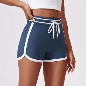 RUIQUWIN pantalones de Yoga adelgazantes de cintura alta para mujer transpirable diseño lateral sólido Levantamiento de cadera sin costuras secado rápido deportes al aire libre - Product Image 3