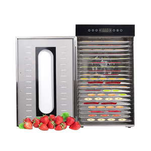 OEM 10 12 16 20 Trays Commercial Food <b>Dehydrator</b> Fruit Vegetable Dryer Fruit Chips Making <b>Machine</b> - Product Image 3