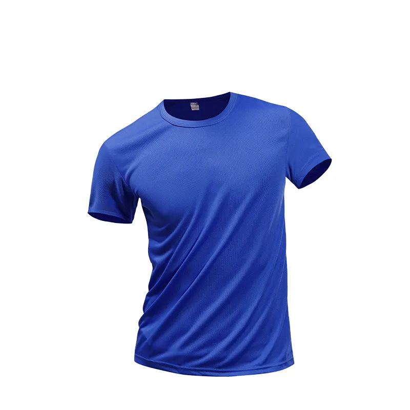 Günstige Großhandel Quick Dry Atmungsaktiv 100% Polyester Multi Color Mesh Custom Logo Kurzarm Sport T-Shirt