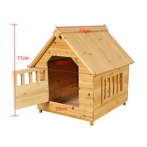 Calidad garantizada Casa de perro a prueba de viento muebles de madera al aire libre <span class=keywords><strong>casas</strong></span> de perro <span class=keywords><strong>baratas</strong></span> - Product Image 6