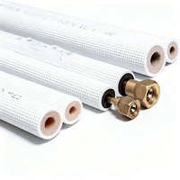 Tube de cuivre isolé pour climatiseur domestique manuel 1/2 1/4 3/8, isolation de serpentin de climatisation, tube de cuivre isolé AC Jin Long