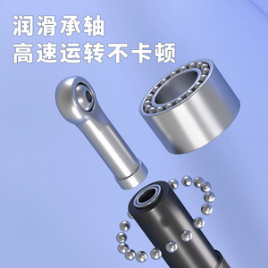 Cuerda para saltar con mango de aluminio, cable de acero de 2,8 m, entrenamiento duradero para principiantes, competiciones, examen de ingreso a la escuela secundaria - Product Image 4