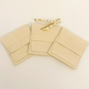 Custom Microfiber Suede Jewelry Pouch with Logo Premium Packaging for Necklaces and Gifts for Jewelry Boxes - Product Image 3