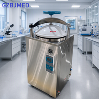 Autoclave vertical LS-75HD avec deux paniers en acier inoxydable, autoclave de laboratoire