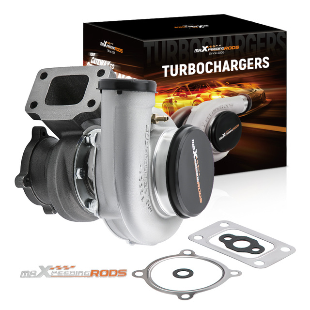 MaXpeedingrods Universal Turbo Charger Turbocharger T3 Flange GT35 GT3582 for All 4/6 Cylinder and 2.5L-6.0L Engines Horse 600HP