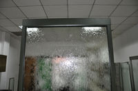 Nouveau mur de fontaine cascade en acier inoxydable H1.8 m 72/Standard avec panneau en acier inoxydable