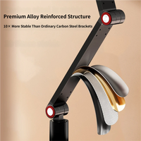 Support de tablette PC à bras flexible rotatif à 360° en alliage d'aluminium, support de téléphone multi-angle réglable pour diffusion en direct commerciale