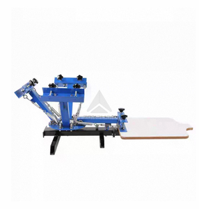 Dễ Dàng Để Hoạt Động Của Nhãn Hiệu Quay Màn Hình Máy In Máy Tính Để Bàn 1 Trạm Dệt Lụa Màn Hình Máy In - Product Image 2