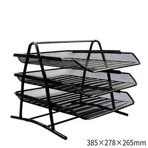 Organizzatore da <span class=keywords><strong>scrivania</strong></span> <span class=keywords><strong>per</strong></span> ufficio di vendita calda di nuovo stile <span class=keywords><strong>portadocumenti</strong></span> in rete metallica a 4 livelli - Product Image 6