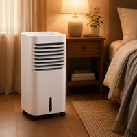 Ventilateur purificateur d'air portable intelligent sans pales, télécommandé, à faible bruit, rafraîchisseur électrique sans eau, sur pied, à évaporation pour hôtels