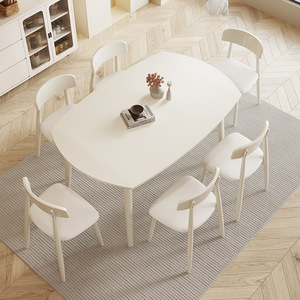 Dual-Sử Dụng Rắn Gỗ Bàn Ăn Ghế Đặt Kem Phong Cách Mở rộng Và Có Thể Gập Lại Thiết Kế Hiện Đại Cho Căn Hộ Nhỏ Và Khách Sạn Sử Dụng - Product Image 3