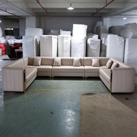 Canapés en forme de L et de U, style moderne et luxueux, en bambou, pour KTV et bars/clubs, personnalisables, meubles de bar
