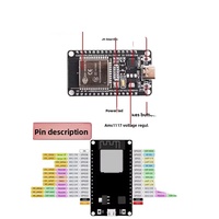 Module MCU double cœur ESP32 WiFi pour carte de développement, avec ports Type-C, Micro USB, CP2102, CH340C, 30 broches et 38 broches