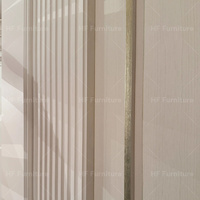 Prix de gros Panneau mural à rayures personnalisé Panneau de bois pour décoration intérieure de chambre Revêtement mural
