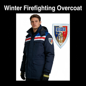 AWELLS Emblema de Bombero Francés Bordado Termoadhesivo de Tela Chenille Ecológico Parches Decorativos de Escudo - Product Image 5