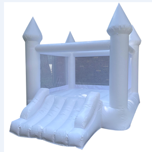 Piccolo bambino casa di rimbalzo della casa del Bonce per la festa commerciale gonfiabile in PVC bianco 1 pezzo <span class=keywords><strong>castello</strong></span> Unisex godere di scivolo Unisex 3 anni - Product Image 1