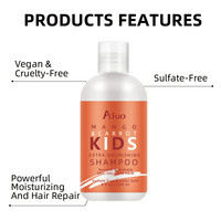 Shampooing liquide pour bébé biologique sans sulfate, renforçant les cheveux, réduisant la casse, extra-nourrissant pour les enfants