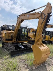 Excavatrice sur chenilles compacte CAT 307E2 d'occasion, prête à l'emploi, 7 tonnes, cabine fermée, pour travaux de construction civile à petite échelle - Product Image 2