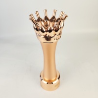 Médailles sportives personnalisées en forme d'avion 3D rose, trophées de qualité, plaques de récompense pour le bowling, médailles sportives en acrylique personnalisées
