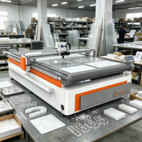 Máquina de Corte Oscilante CNC para Espuma, Máquina de Corte de EPE para Publicidad, Mesa de Corte de Láminas de PVC, Cortadora de Cama Plana