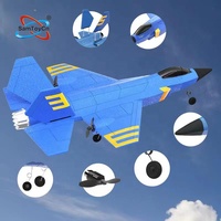 Samtoy 2.4G 2.5CH F35 Avion modèle incassable en mousse, planeurs, avion, avion télécommandé, avion RC, jet avec lumière LED