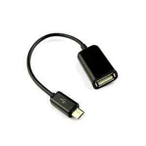 Adaptateur USB 2.0 femelle à Micro USB mâle avec fonction OTG, pour Samsung, Xiaomi, Huawei, OTG, vente en gros