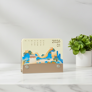 <span class=keywords><strong>Calendrier</strong></span> d'art 3D LED à couverture rigide, prix d'usine, idée cadeau d'entreprise pour le Nouvel An - Product Image 1