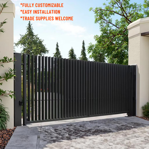 Porte automatique de luxe de <span class=keywords><strong>maison</strong></span> Conceptions automatiques de porte en aluminium Fournisseurs de porte en aluminium - Product Image 5