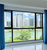 Ventanas Abatibles Modernas con Marco de Aleación de Aluminio, Mosquiteras de Acero Inoxidable, Persianas Enrollables, para Exteriores, Baños, Dormitorios y Hogares