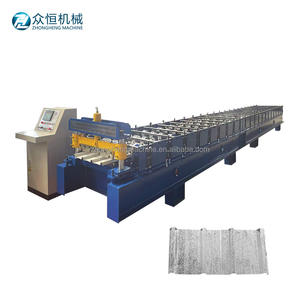 Ketebalan 0.1mm 750mm lebar umpan kotak Afrika profil mesin pembentuk gulungan lembaran atap logam - Product Image 1