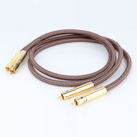 Câble RCA Accuphase édition 40e anniversaire câble Audio interconnexion RCA fiche plaquée or