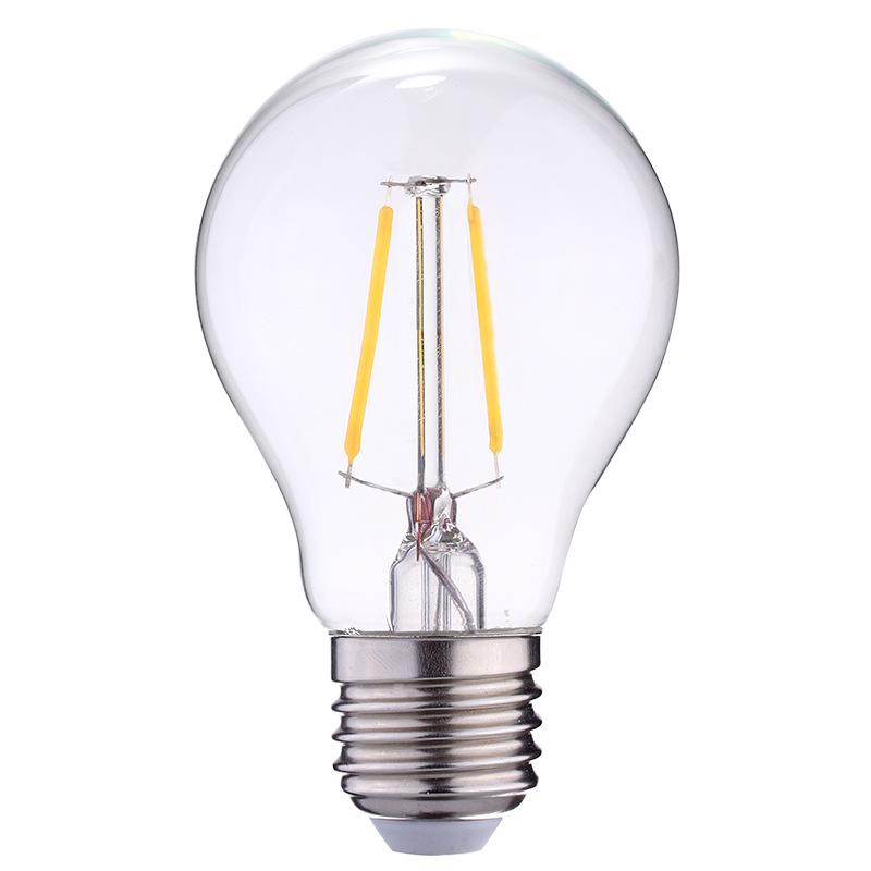 Edison Filament Incandescent Lamp Light Bulb E27 Vintage A55 220V 9W Antique Tungsten Glass Power Brass Living Room