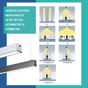 Noonlighting 2FT 4FT 8FT Decoración de la habitación Led Light Batten Linear Fixture Lámpara de techo