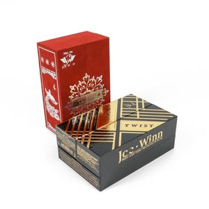 Boîte cadeau de parfum Crown Win personnalisée à double porte, dorée, estampage à chaud, laminage mat, écologique, emballage magnétique noir et rouge, maquillage - Product Image 6