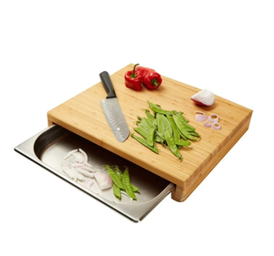 MXHAPPY MH150 <span class=keywords><strong>Planche</strong></span> à découper <span class=keywords><strong>en</strong></span> <span class=keywords><strong>bois</strong></span> <span class=keywords><strong>de</strong></span> bambou avec rangement-Ustensiles <span class=keywords><strong>de</strong></span> <span class=keywords><strong>cuisine</strong></span> essentiels <span class=keywords><strong>de</strong></span> <span class=keywords><strong>cuisine</strong></span> - Product Image 1