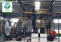 Aucun pneu de rebut d'usine de pyrolyse par lots de pollution au mazout