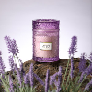 Caliente nueva llegada tarro de vidrio esmerilado velas Navidad boda lavanda velas - Product Image 2