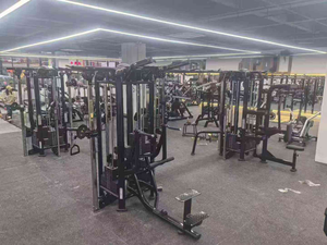 Campus & Club Use 16‑Station Square Cable Fitness System Equipped <b>Pull</b>‑Up Zone Heavy Anti‑Shake Body Construction - Product Image 6