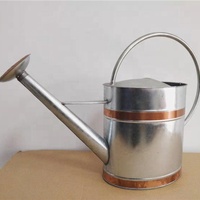Arrosoir de jardin ovale en acier galvanisé Kimleyda 9L, écologique, avec poignée, couleur et logo personnalisables, vente en gros