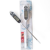 Thermomètre numérique LCD Richmoon 9004 pour viande, en acier inoxydable 304 de qualité alimentaire, capteur de température pour cuisine et barbecue