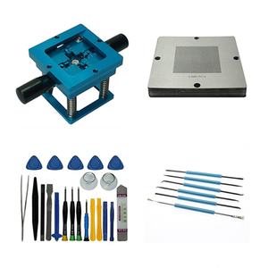 BGA Reballing <strong>Kit</strong> Including 10Gram Rosin Lead-Free <strong>Silver</strong> <strong>Solder</strong> Iron Tip Manual Vacuum Suction Pen PMTC-25K FFQ-939 New - Product Image 1