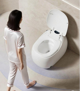 Articles sanitaires, toilette intelligente, toilette automatique de luxe, auto-nettoyante, nouvelle conception, toilette en forme d'œuf, <span class=keywords><strong>commode</strong></span> pour salle de bain - Product Image 3