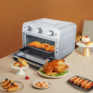 21l preço de fábrica doméstico assar rotissura broil máquina de fritar ar elétrica forno