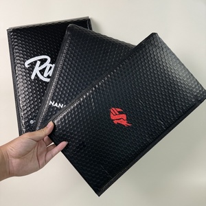 Busta nera impermeabile per imballaggio e Bubble Mailer con Logo personalizzato busta imbottita - Product Image 6