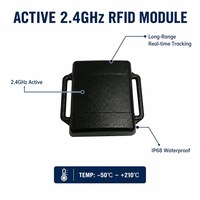Pour la prison prisonnier sécurité dépistant la gestion 2.4ghz rfid actif bracelet/bracelet avec batterie